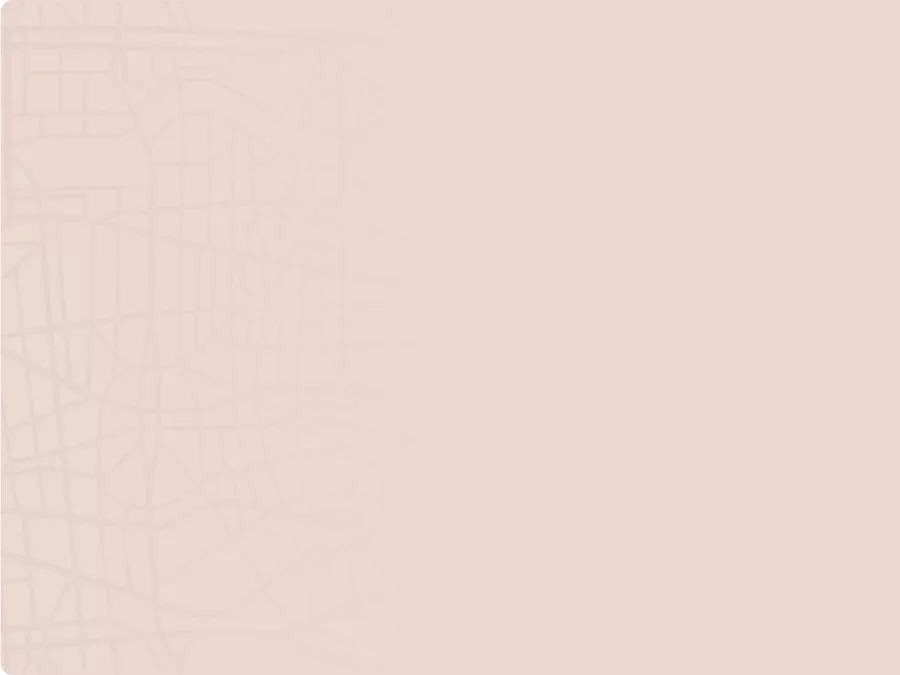 Gestileerde kaart van het werkgebied van Taxi Soest